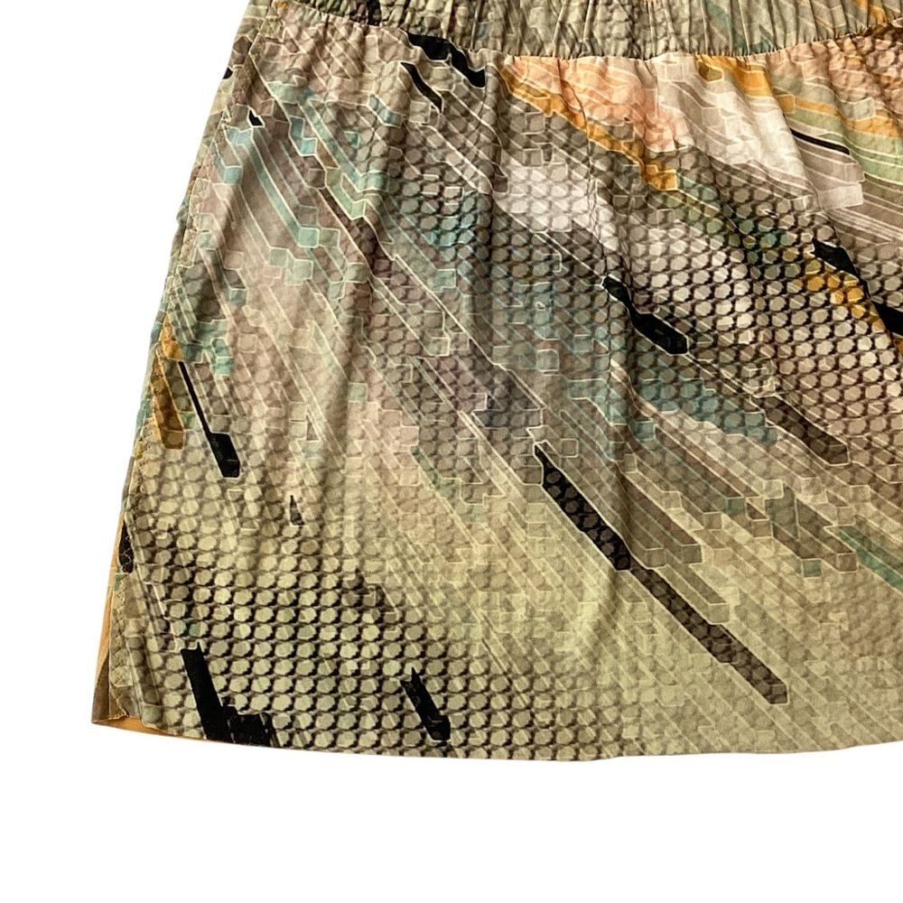 LA PERLA Y2K Mini Skirt IT 42 Geometric Print Y2K Embellished A-Line Italy Rare - Picture 8 of 10